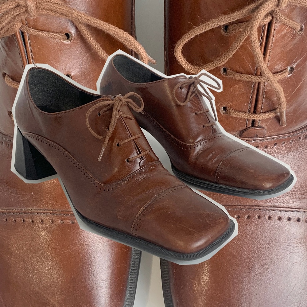 Women's brown Enzo Angiolini brogues size 9.5